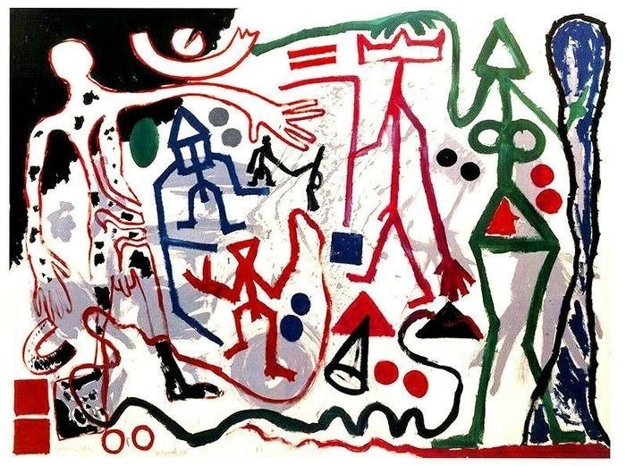 A.R. Penck - Achenbach Art Edition - Ten X Den X Zen 1 #1.0