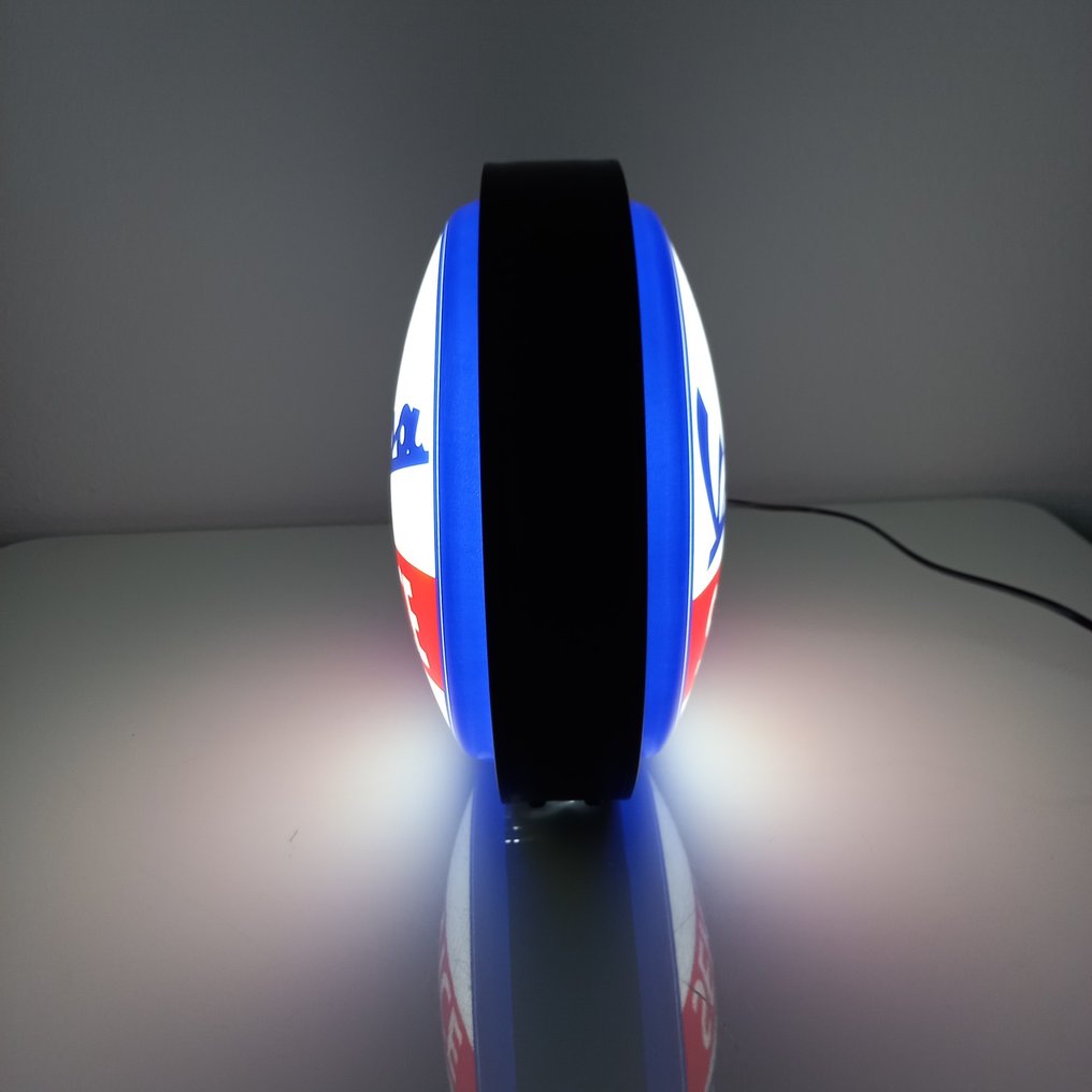 Panneau mural éclairé / enseigne lumineuse de Vespa - Caisson lumineux - Vespa Service - métal #1.0