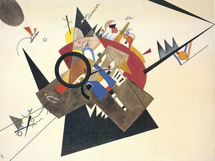 Kandinsky - Schwarzes Dreieck #1.0