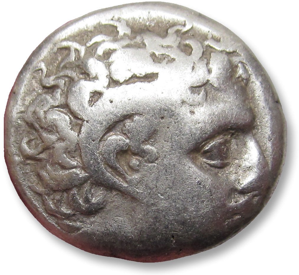 Cyrenaika, Kyrene. Didrachm/Stater Circa 294-275 B.C. - time of Magas - cornucopiae symbol #1.2
