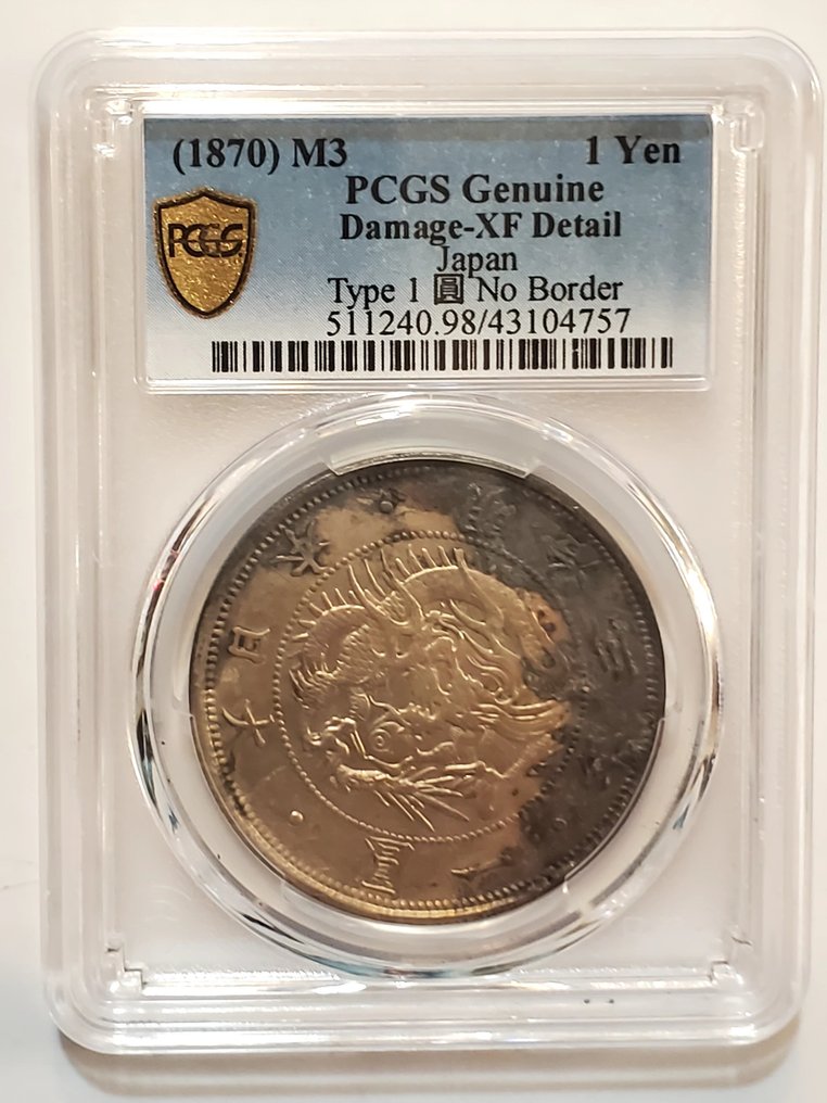 Giappone. Meiji. 1 Yen year 3 (1870) #2.1