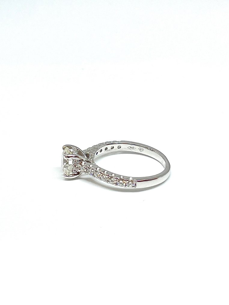 18 kraat Hvidguld - Ring - 1.01 ct Diamant - Diamanter #2.2
