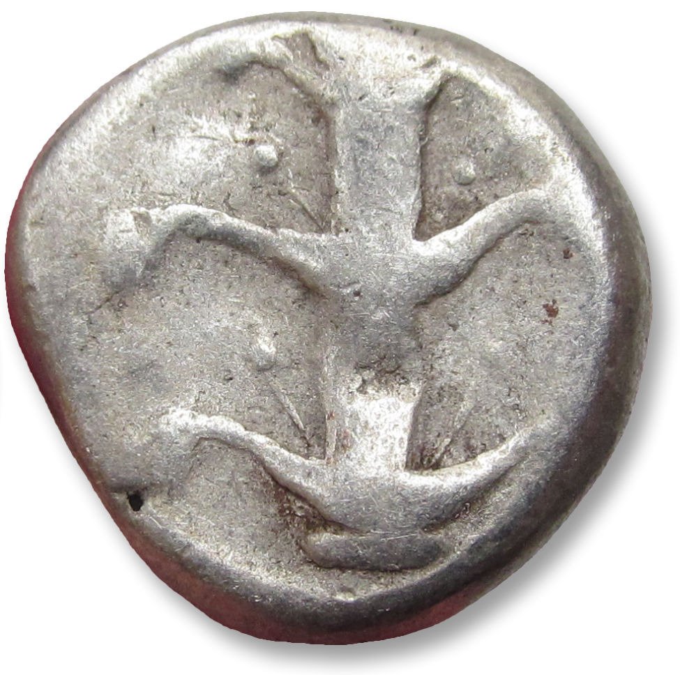 Kyrenaica, Kyrene. AR Didrachm,  Circa 294-275 B.C. - time of Magas - #1.2
