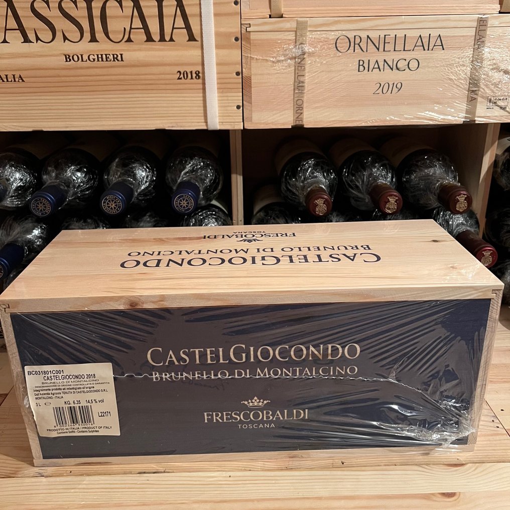 2020 Frescobaldi, Castelgiocondo - 蒙達奇諾·布魯奈羅 DOCG - 1 Double magnum(波爾多)/ Jeroboam(勃艮第) 四個標準瓶 (3L) #2.1