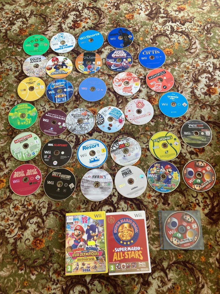 Nintendo - Wii - lot of 35 - Βιντεοπαιχνίδια - Χωρίς την αρχική του συσκευασία #1.0