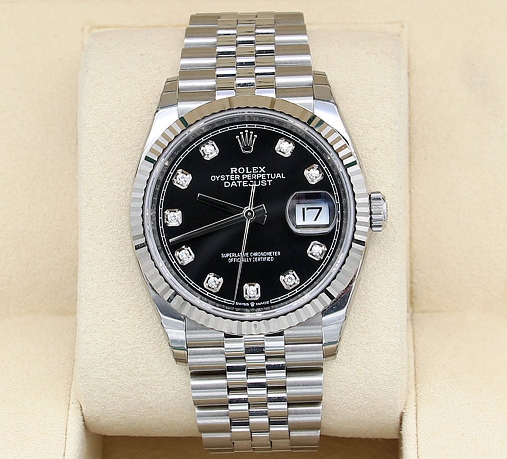 Rolex - Oyster Perpetual Datejust 36 'Black Diamonds Dial' - 126234 - Unisex - 2011-nykypäivä #2.1
