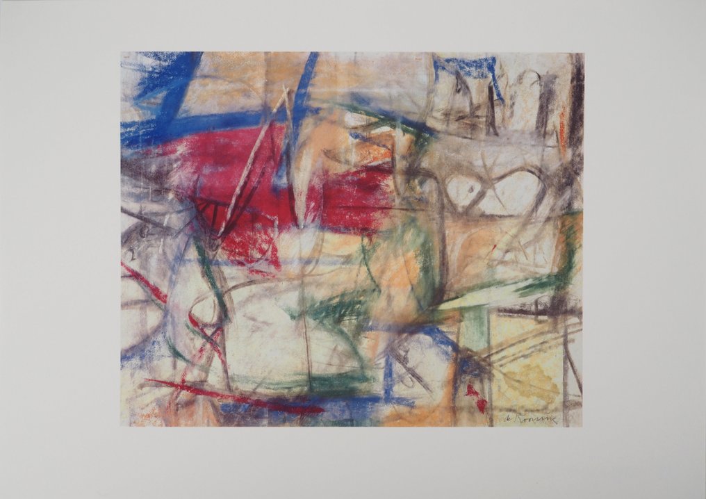 Willem De Kooning (1904-1997) - Femme au salon fauve #1.0