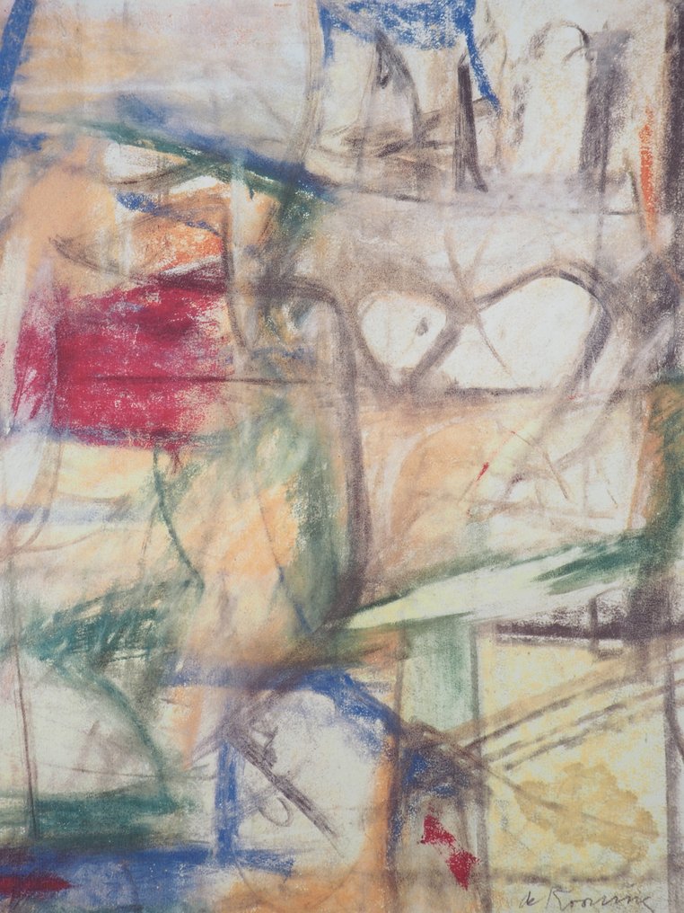 Willem De Kooning (1904-1997) - Femme au salon fauve #4.3