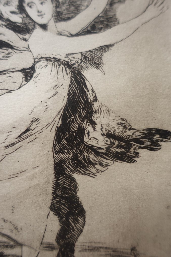 Francisco de Goya (1746-1828) after - Caprichos Blatt, #72 No te escaparás #4.3