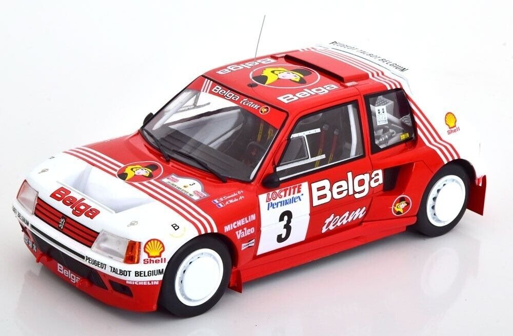 IXO 1:18 - Modellino di auto - Peugeot 205 T16 - Rallye Ypres #3 #1.0