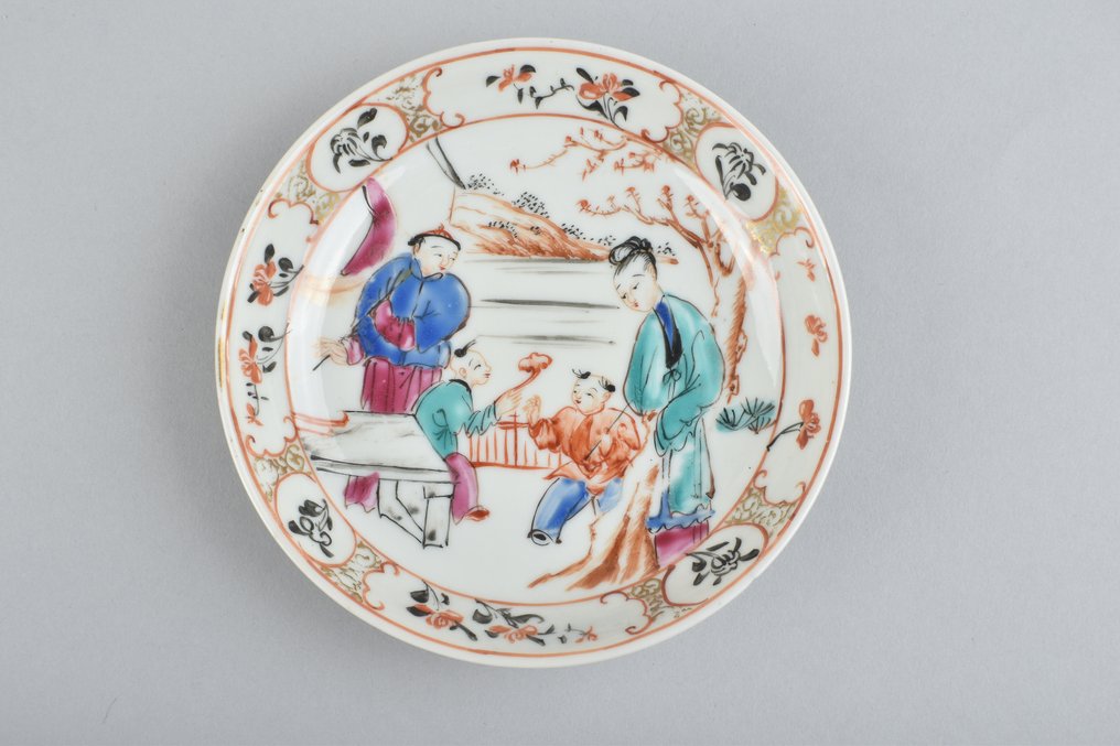 一對中國柑橘茶碗 - 瓷器 - 中國 - 清乾隆(1736-1795) #3.2