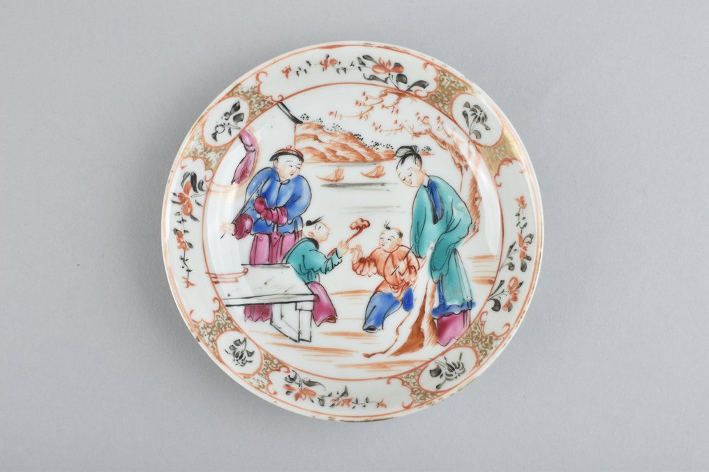一對中國柑橘茶碗 - 瓷器 - 中國 - 清乾隆(1736-1795) #2.2
