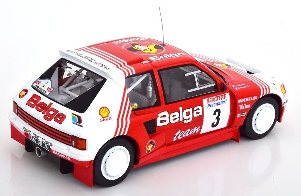 IXO 1:18 - Modellino di auto - Peugeot 205 T16 - Rallye Ypres #3 #1.0