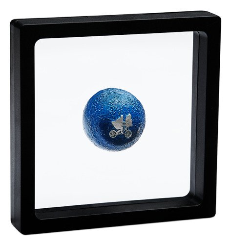 Niue. 2 Dollars 2022 ET Extra Terrestrial - Moon Sphere - 40th Anniversary, 1 Oz (.999) #4.3