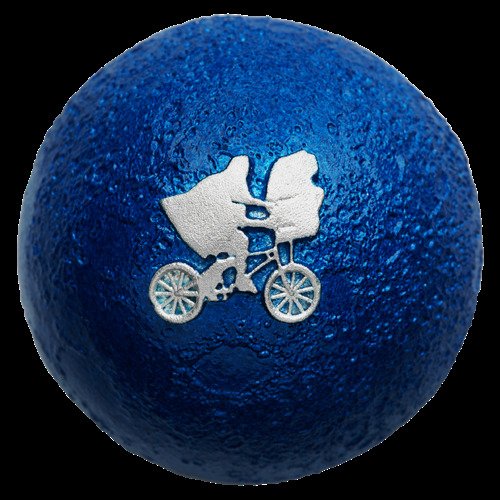 Niue. 2 Dollars 2022 ET Extra Terrestrial - Moon Sphere - 40th Anniversary, 1 Oz (.999) #1.0