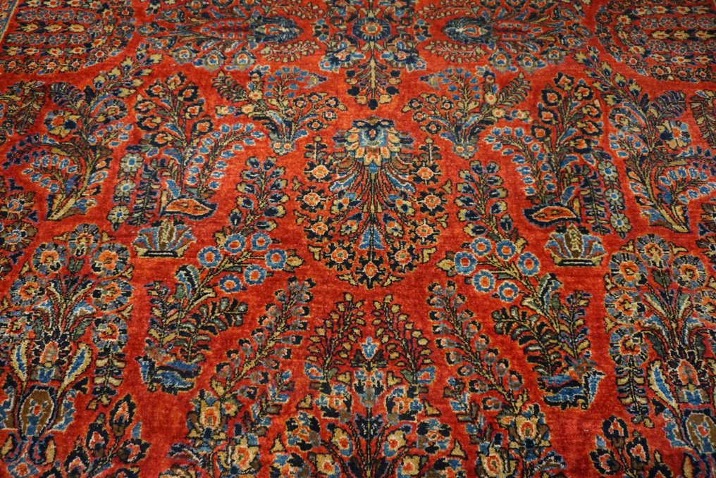古董美國薩魯克 - 地毯 - 355 cm - 263 cm #3.2