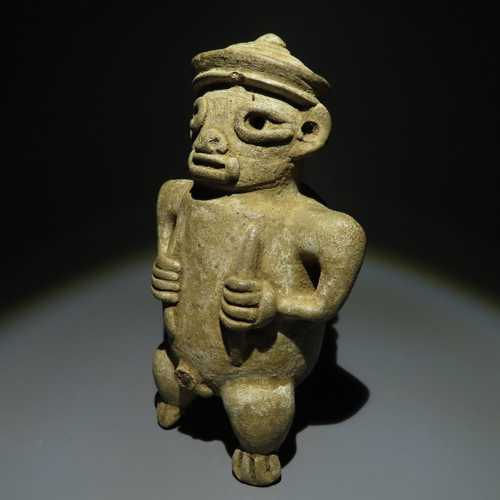 Guanacaste - Nicoya, Costa Rica Terrakotta Figur. 1.-5. århundre e.Kr. 17,5 cm H.Spansk importlisens. #2.1