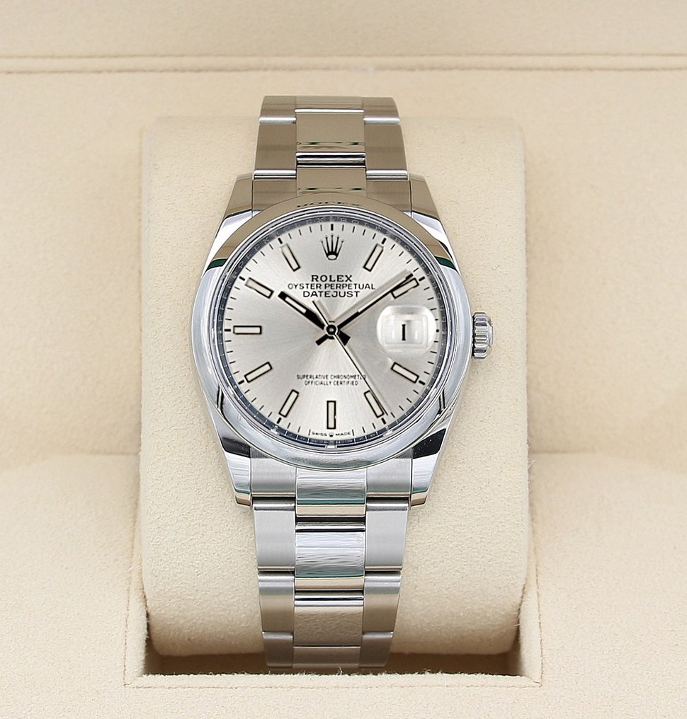 Rolex - 0yster Perpetual Datejust 36 'Silver Dial' - 126200 - Unisex - 2011-heden #1.1
