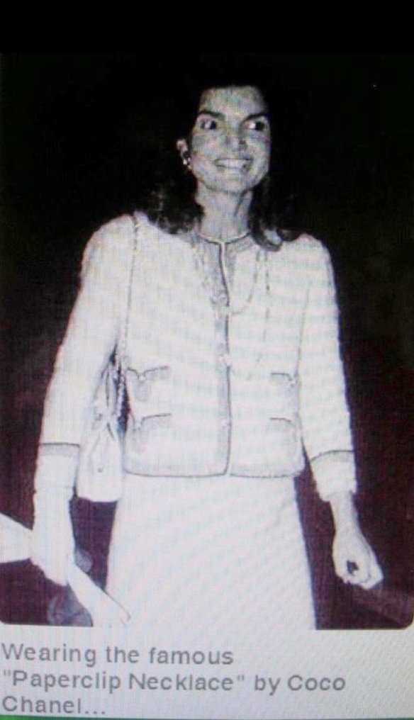 Camrose & Kross - Jacqueline B Kennedy One Of The Most Famous Design In The World By COCO CHANEL - Paperclip Design - Necklace #4.3