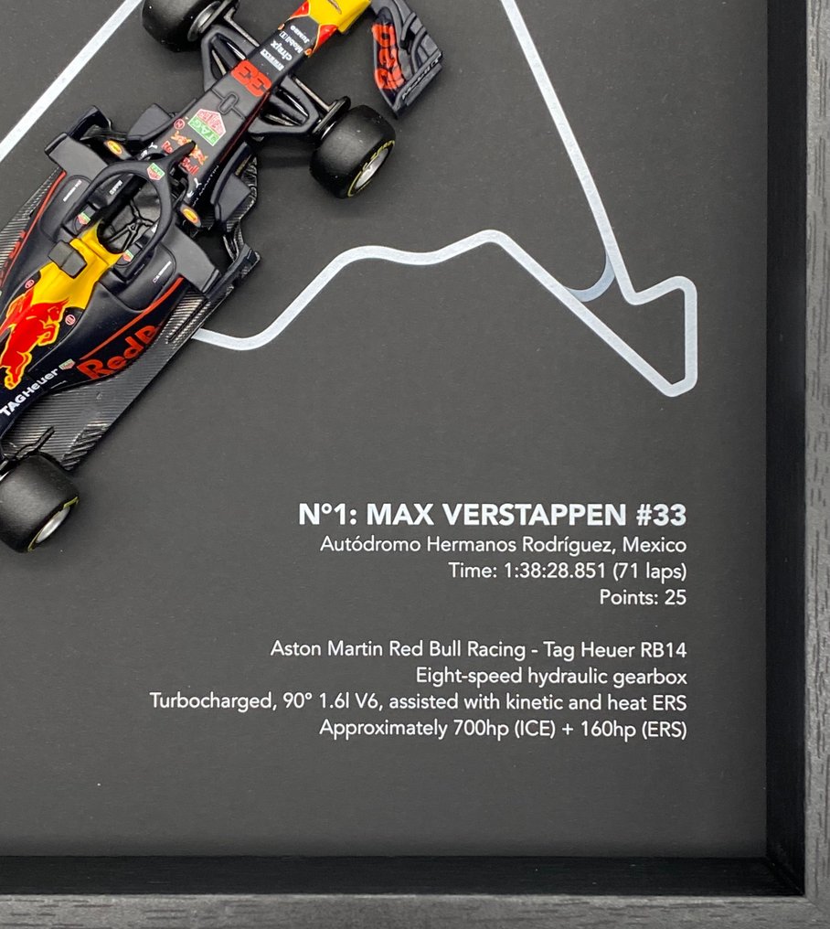 Artwork - Red Bull - Max Verstappen - GP F1 Mexico 2018 #4.3