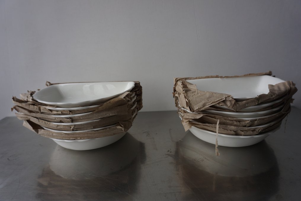 Marcel Wanders - Service de table (6) - Casserole moon KLM Marcel Wanders demi-petits bols - Porcelaine #1.0