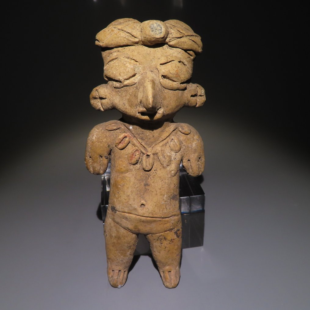 Chupícuaro, México Terrakotta Kvinne pen figur. Veldig sjelden. 13,5 cm H. Med spansk eksportlisens. #1.1