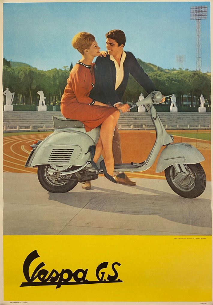 Anonymous - VESPA GS (Ditta Giuseppe Lang - s.p.a. - Genova) - Lata 80. #1.0