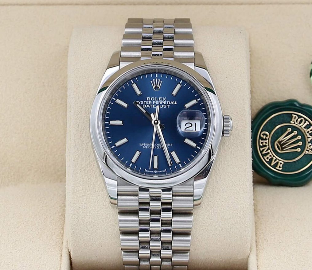 Rolex - Oyster Perpetual Datejust 36 'Blue Dial' - 126200 - Unisex - 2011-nykypäivä #1.1