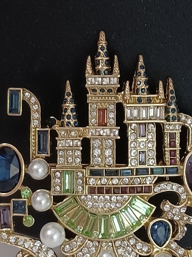 Heidi Daus - 青銅色, 灰姑娘的水晶城堡 - 胸針 #4.3