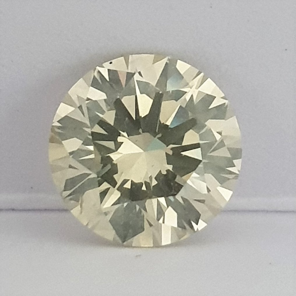 Diamant - 1.53 ct - Brilliant, GIA - N (farget) - I1 #1.1