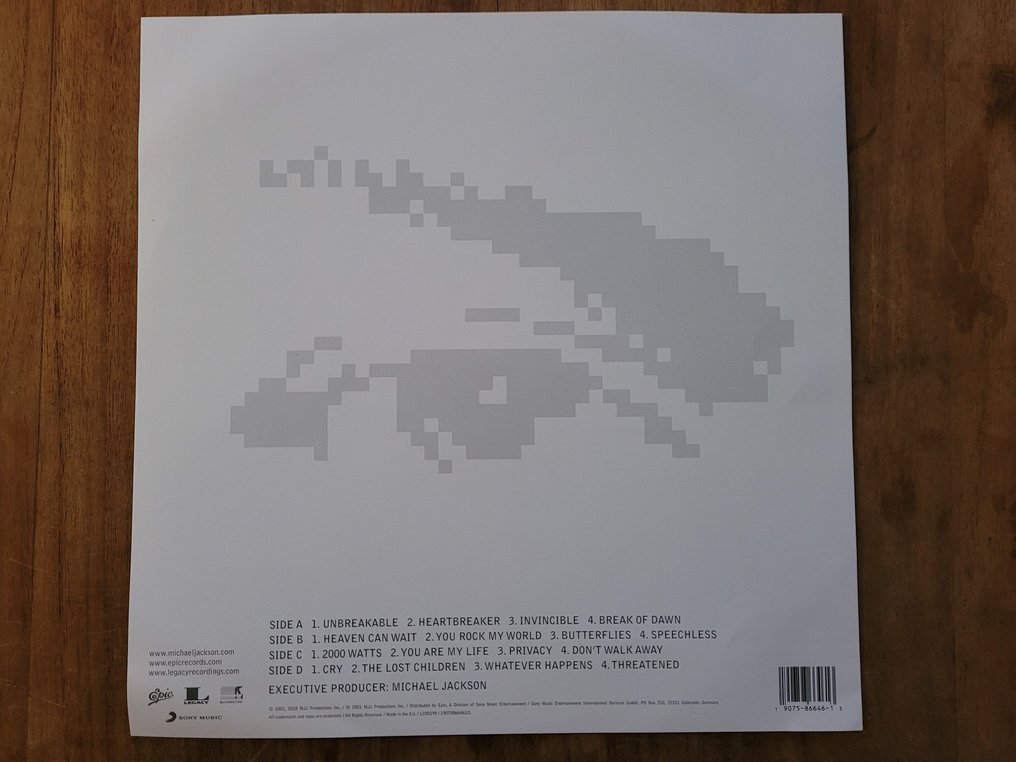 Michael Jackson - Invincible - Άλμπουμ 2xLP (διπλό άλμπουμ) - Picture disc, Reissue - 2018 #4.3