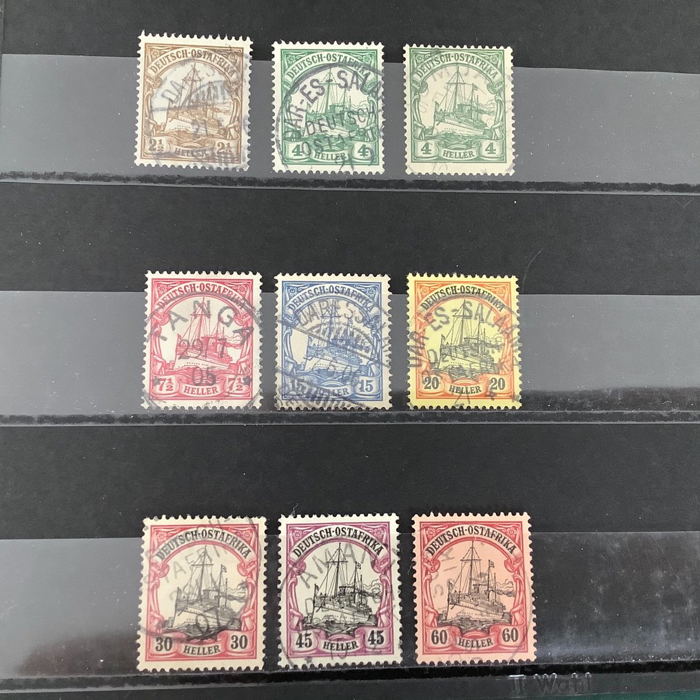 德國東非 1905/1919 - 皇帝狩猎在 Heller - Michel 22/29 #1.0