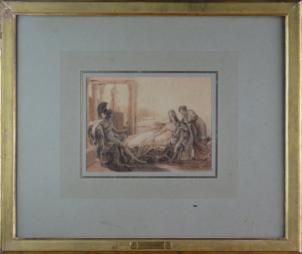 Alexandre Vincent Sixdeniers (1795-1846) - Énée et Didon #3.1