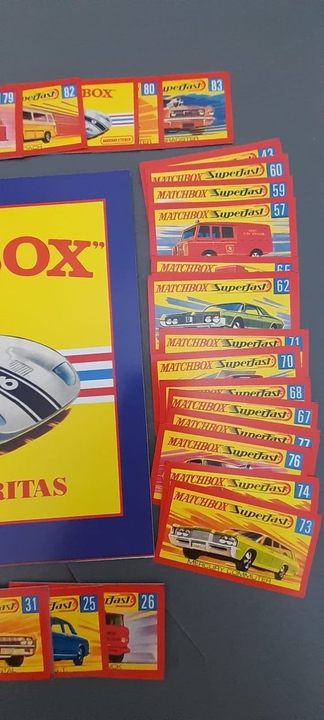 Argentina Automoviles Matchbox Edicion Lmitada Περιορισμένη έκδοση - 1 Empty album + complete loose sticker set - Excellent (EX) #2.1