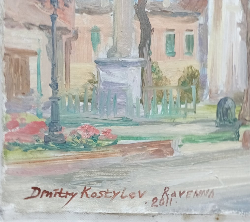 Dmitry Kostylew (1976) - Ravenna. Piazza Duomo, Italie #3.2