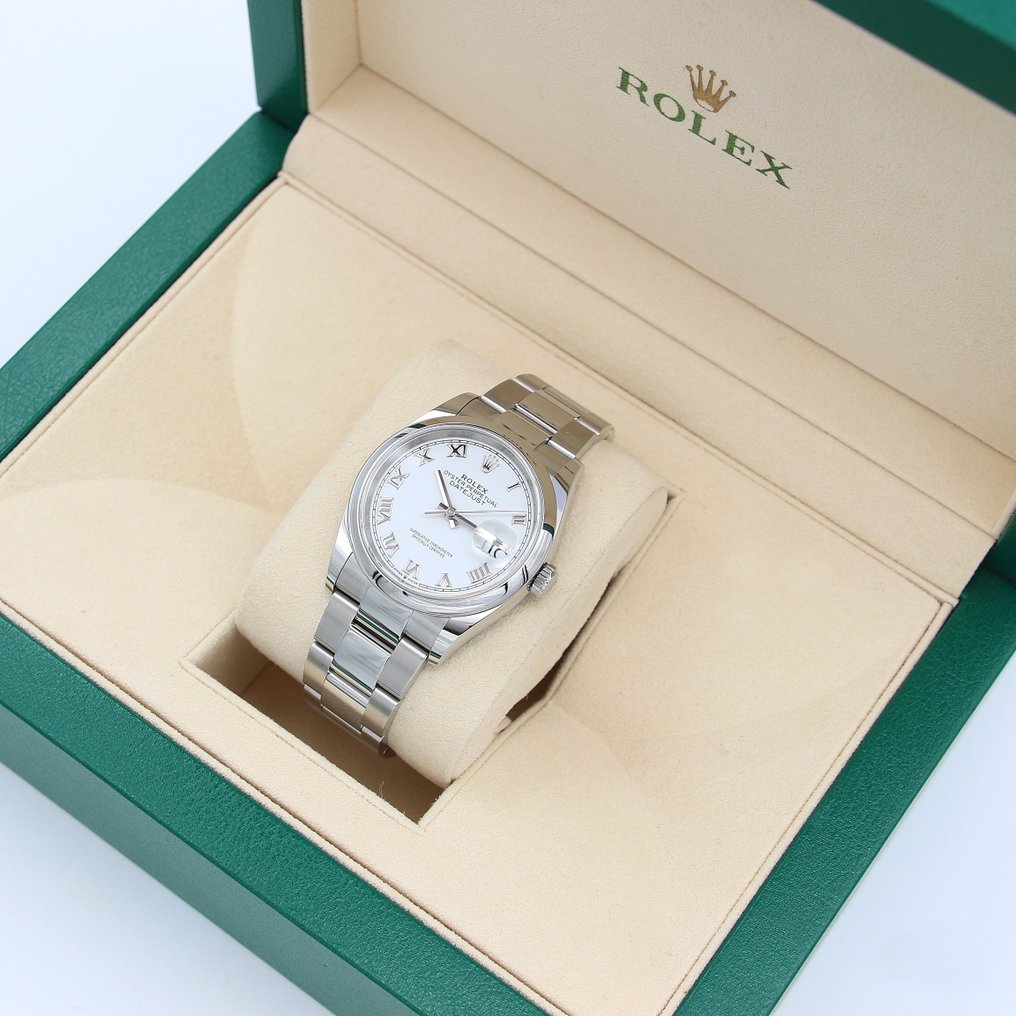 Rolex - 0yster Perpetual Datejust 36 'White Roman Dial' - 126200 - Unisex - 2011-present #3.2
