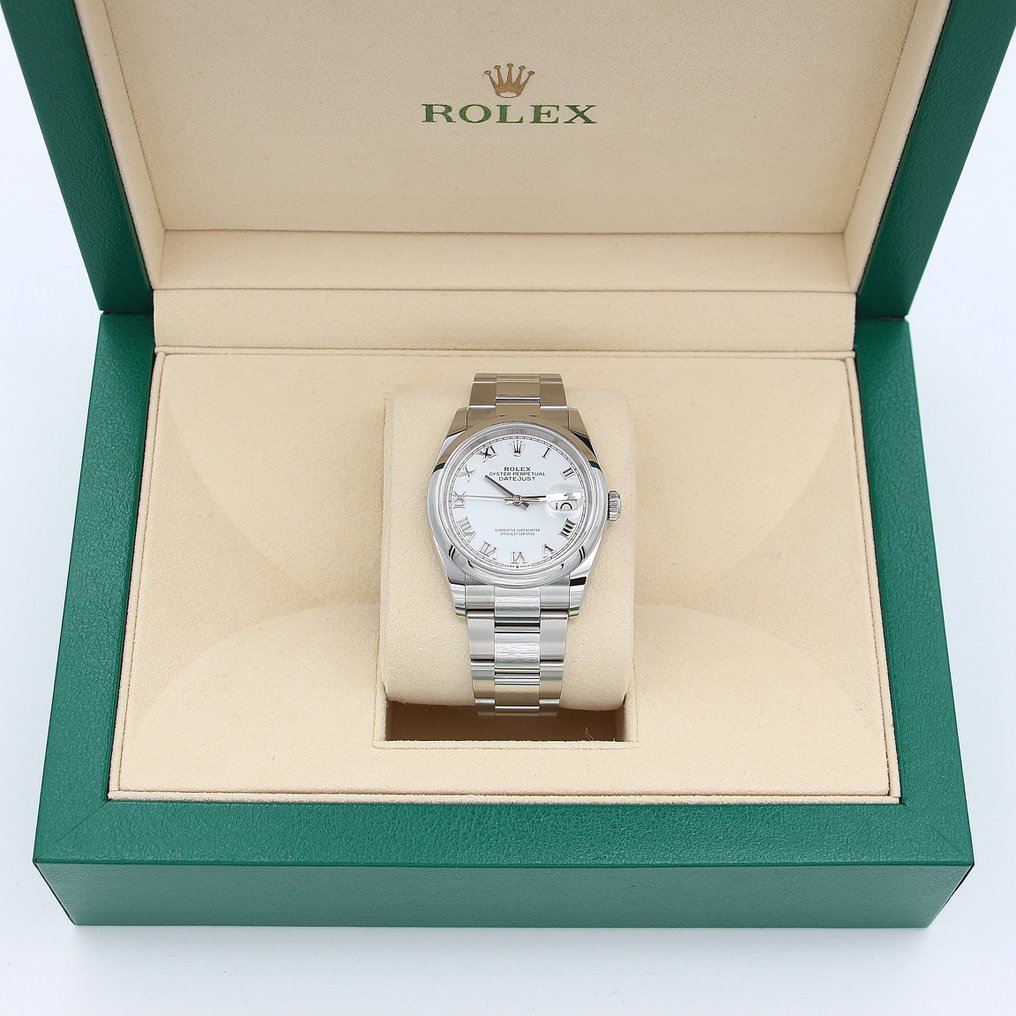 Rolex - 0yster Perpetual Datejust 36 'White Roman Dial' - 126200 - Unisex - 2011-nutid #3.1