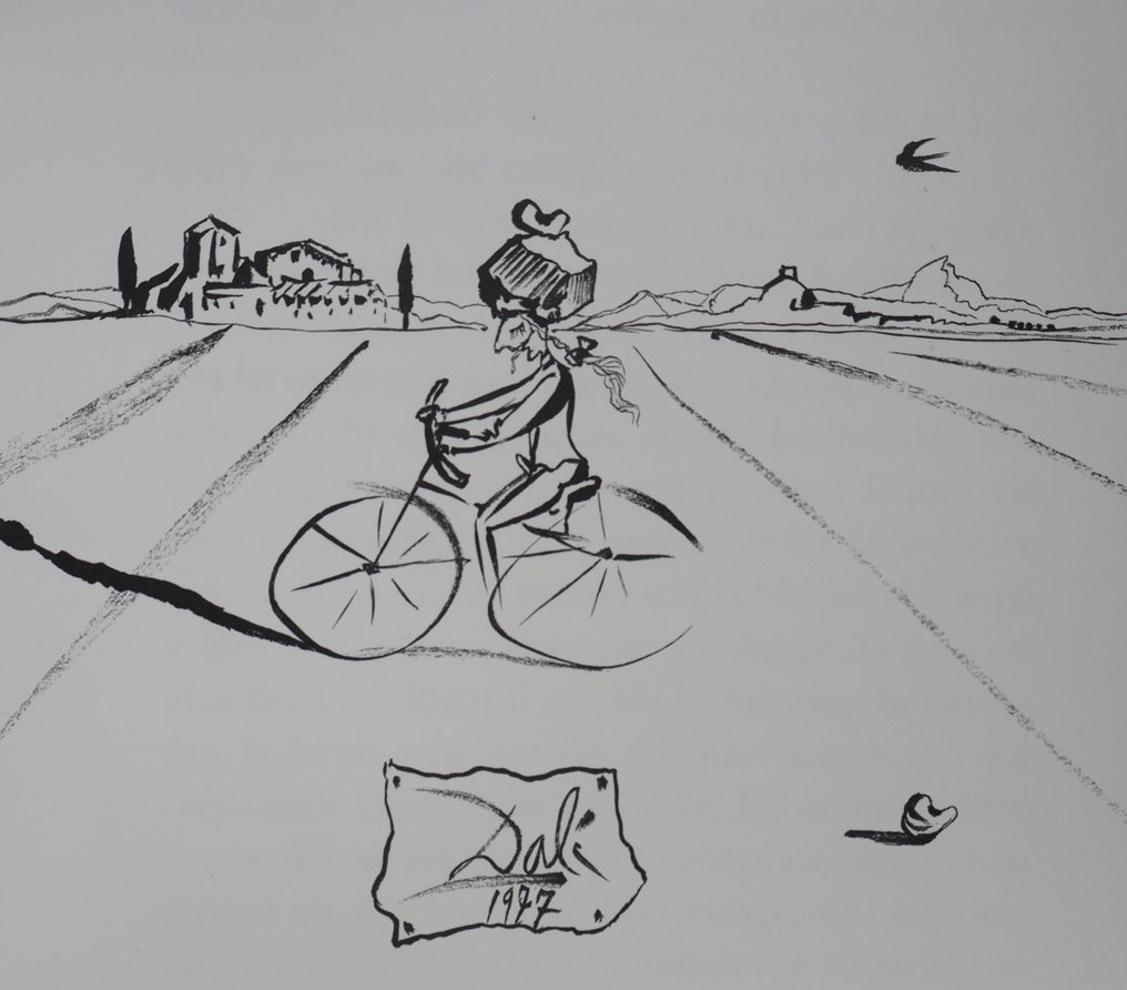 Salvador Dali (1904-1989) - Cycliste surréaliste #2.1