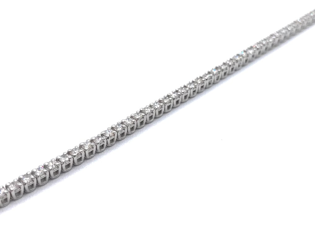 Armband - 18 kt Vittguld -  1.60ct. tw. Diamant  (Natural) #3.3