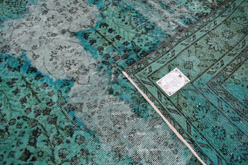 现代绿松石复古 √ 证书 √ 已清洁 - 小地毯 - 302 cm - 200 cm #3.1