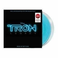 Daft Punk - Tron  (US Only) Transparent Blue + Clear - 2 x LP 專輯（雙專輯） - 彩色唱片 - 2021 #1.0