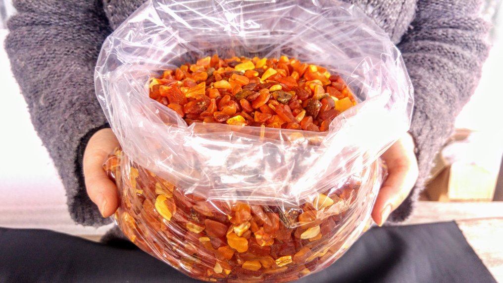 Lot mare de 1,5 kg - Chihlimbar - 1.2 cm - 0.8 cm #1.0