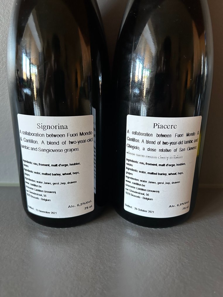 Cantillon - Signorina & Piacere 2021 - 75cl - 2 bottiglie #2.1