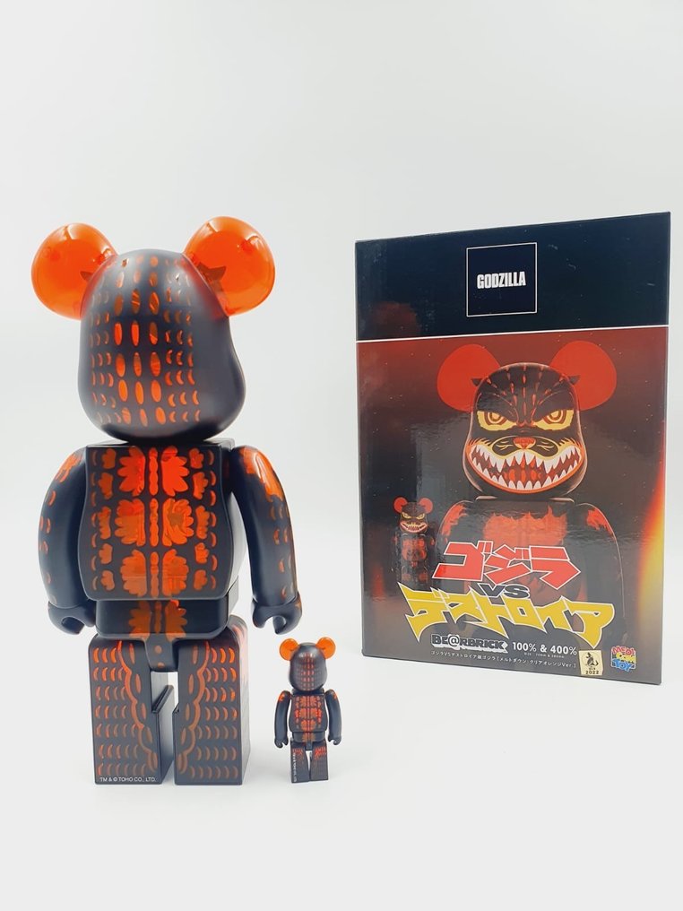 Godzilla x Medicom Toy Be@rbrick - Godzilla VS Destoroyah 400% 100% Bearbrick 2022 #1.2