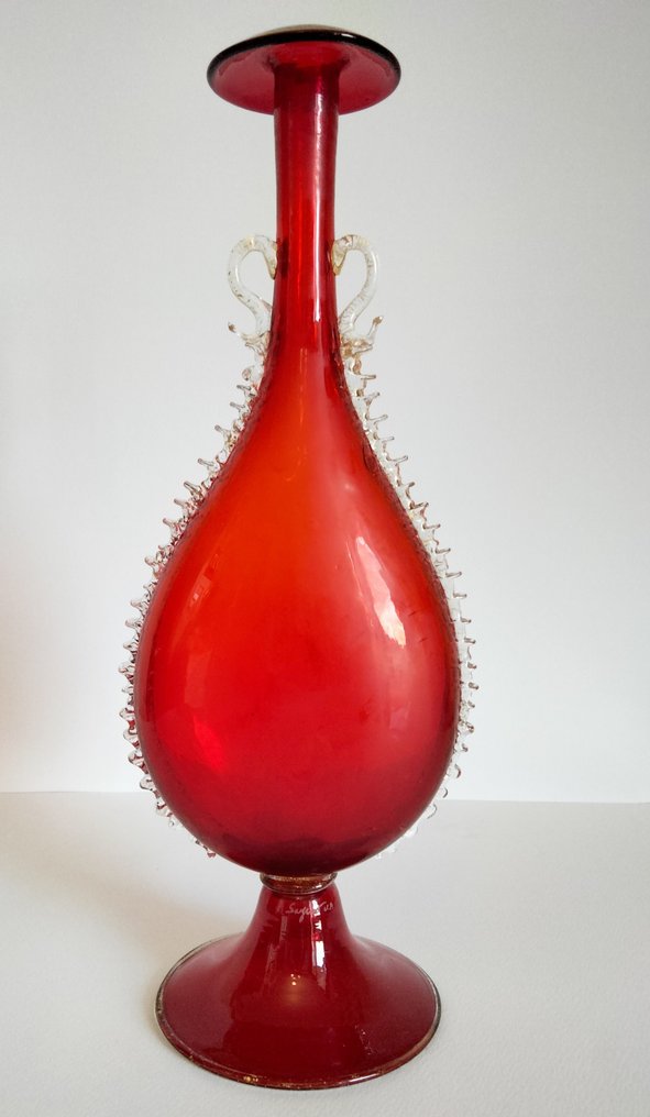 Seguso V.A. - Βάζο μπουκάλι  - Γυαλί #1.0