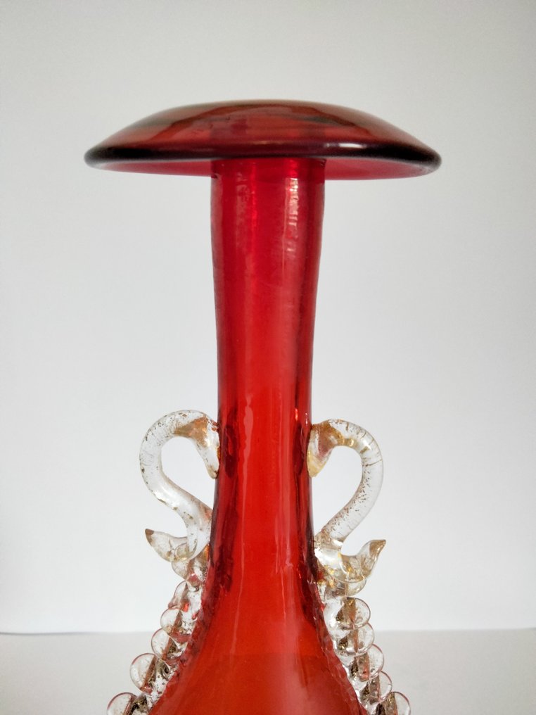 Seguso V.A. - Βάζο μπουκάλι  - Γυαλί #4.3