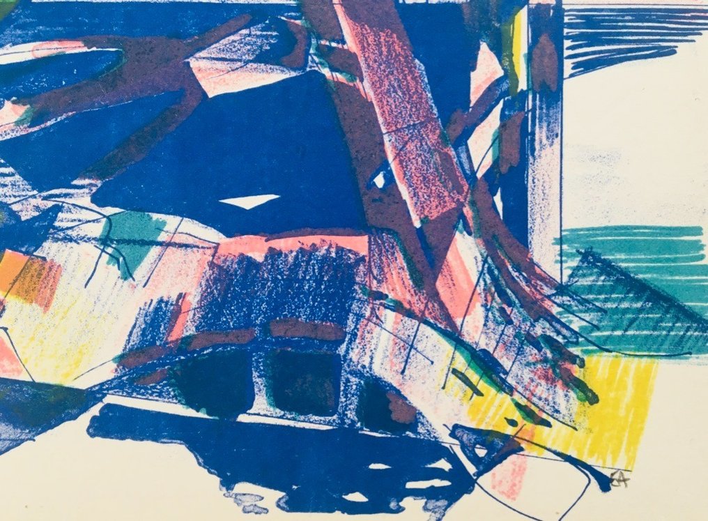 Camille Hilaire (1916-2004) - Antibes - Lithographie originale signée #4.3