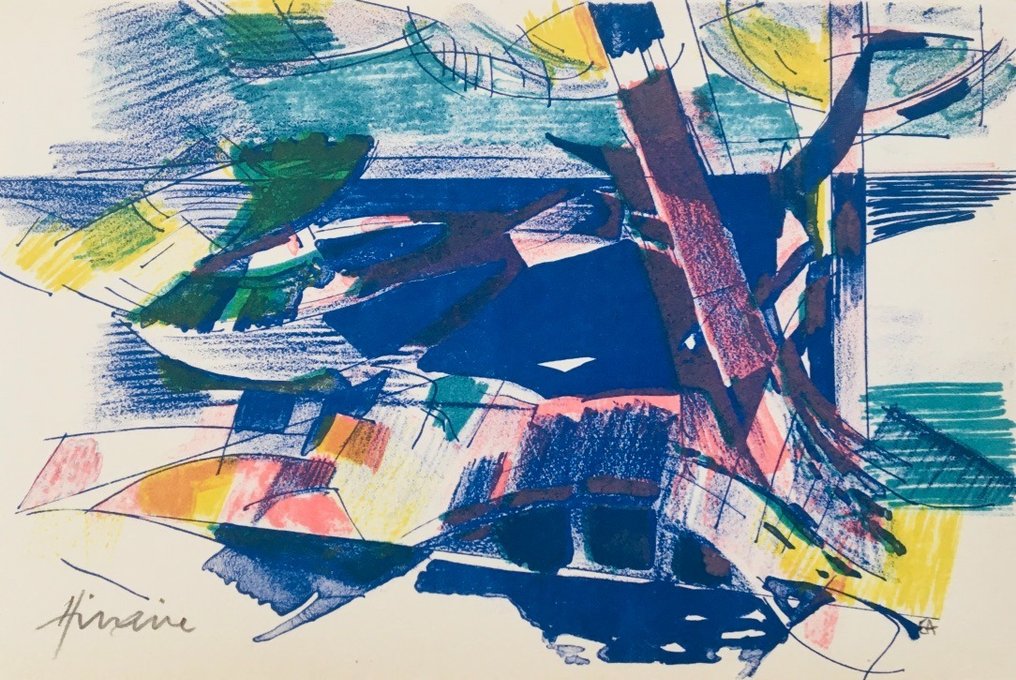 Camille Hilaire (1916-2004) - Antibes - Lithographie originale signée #1.0