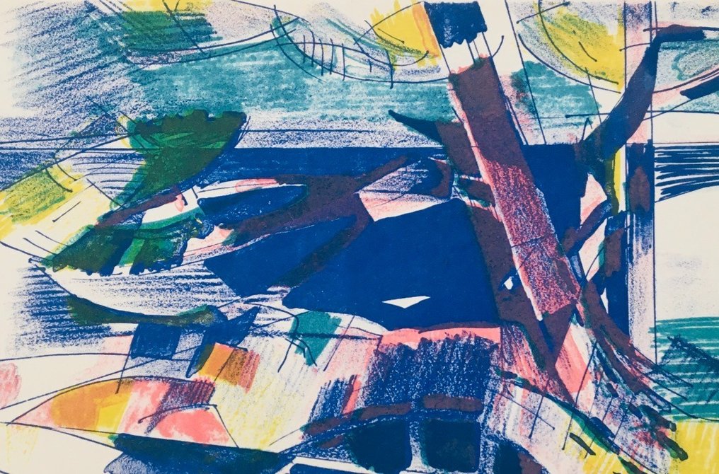 Camille Hilaire (1916-2004) - Antibes - Lithographie originale signée #3.2