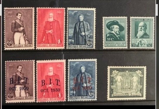 België 1930 - Volledige jaargang zonder blok - OBP/COB 299/314 #1.0